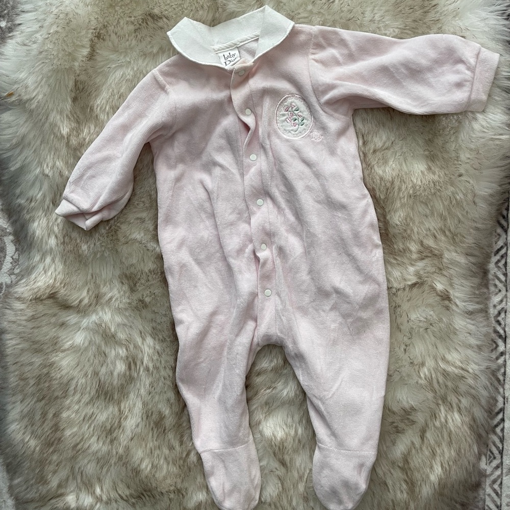 Vintage Baby Dior Pink Outfit